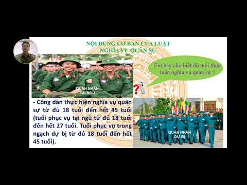 Video GDQP-AN 11.BÀI 2 LUẬT NVQS(Tiết 2) - youtube