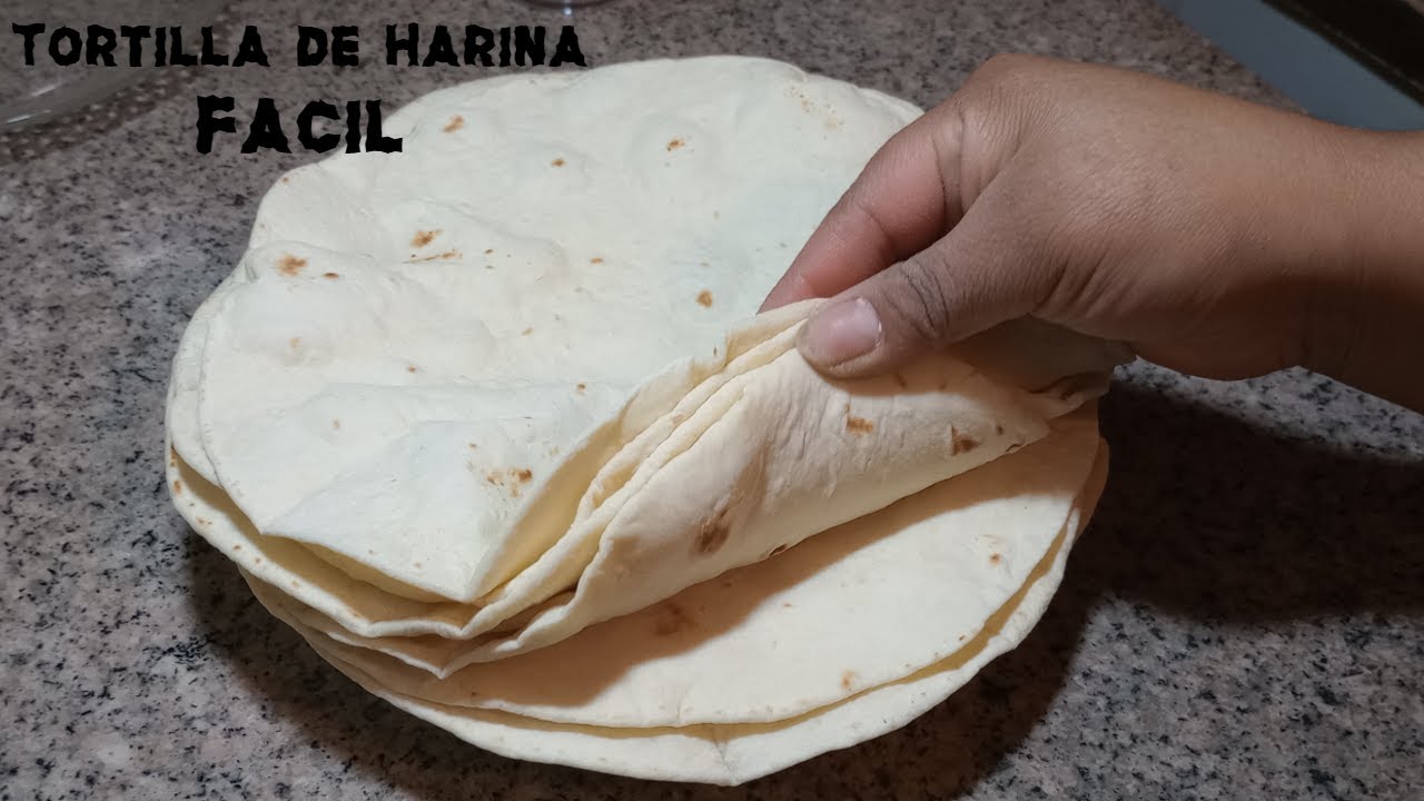 Como hacer tortillas de harina sin manteca YouTube