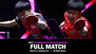 : FULL MATCH | WANG Chuqin vs LIN Yun-Ju | MS SF | #WTTFrankfurt 2023
