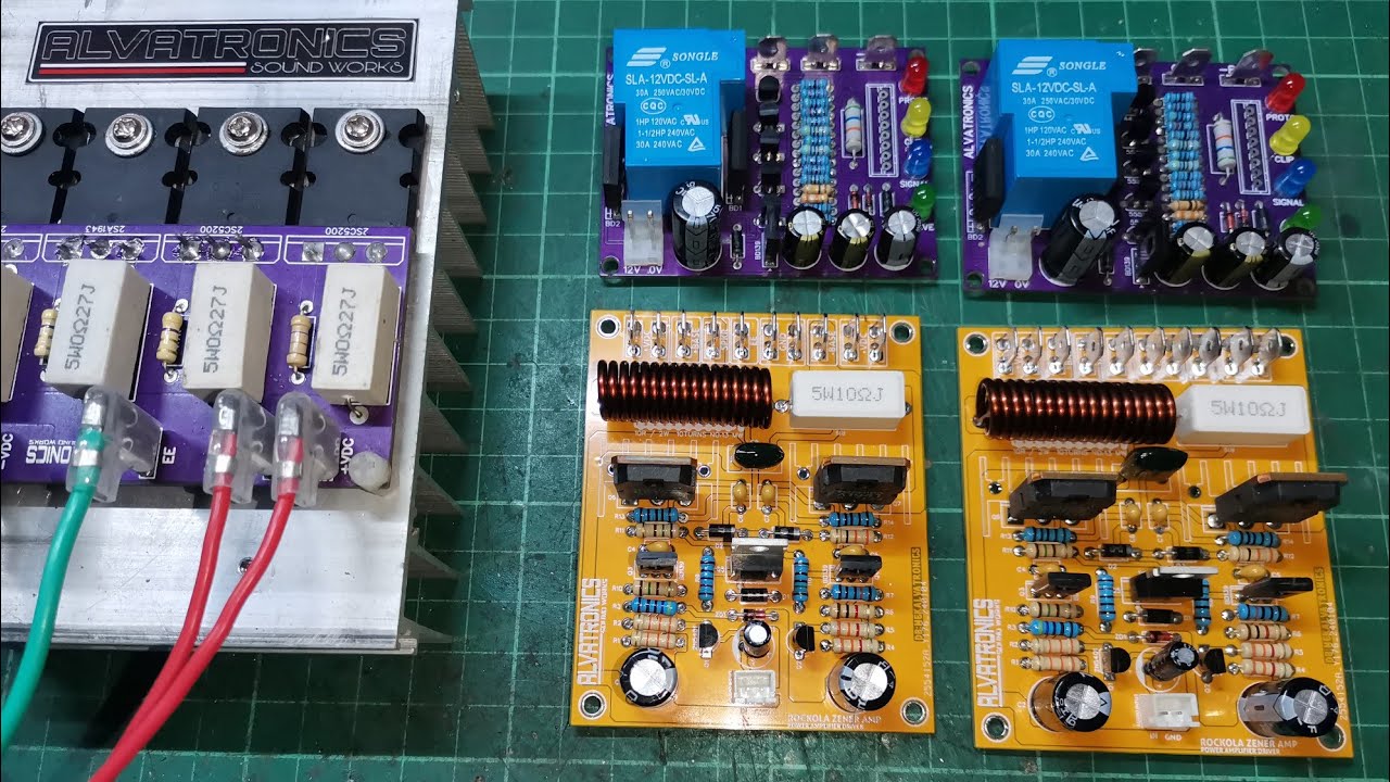 Rockola Zener Amp Driver Testing before Ship - YouTube