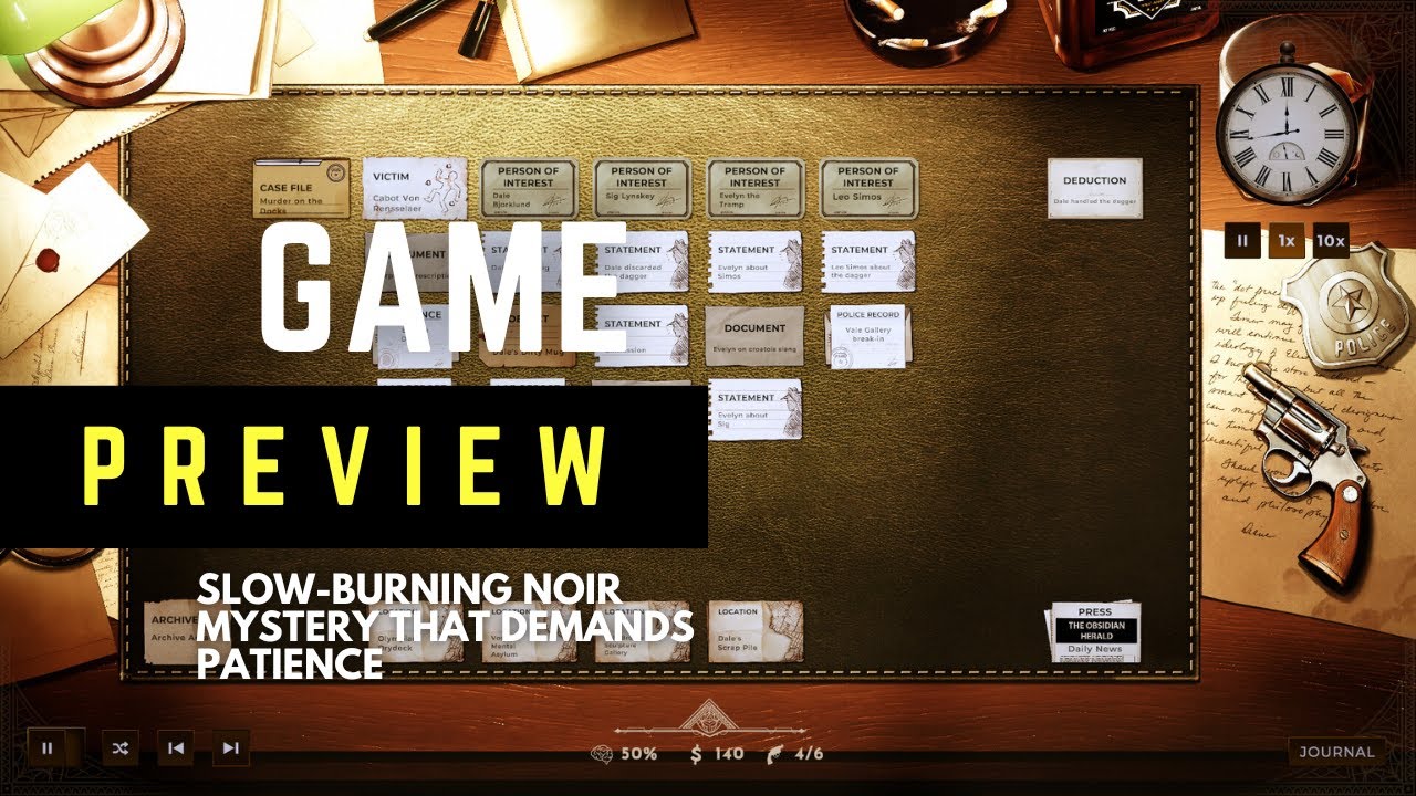 Obsidian Moon — текстовая детективная игра в жанре нуар | Предварительный просмотр
