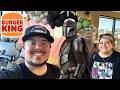 Trying the NEW Burger King Mandalorian Meal! 🍔 Full Bounty Bundle Review