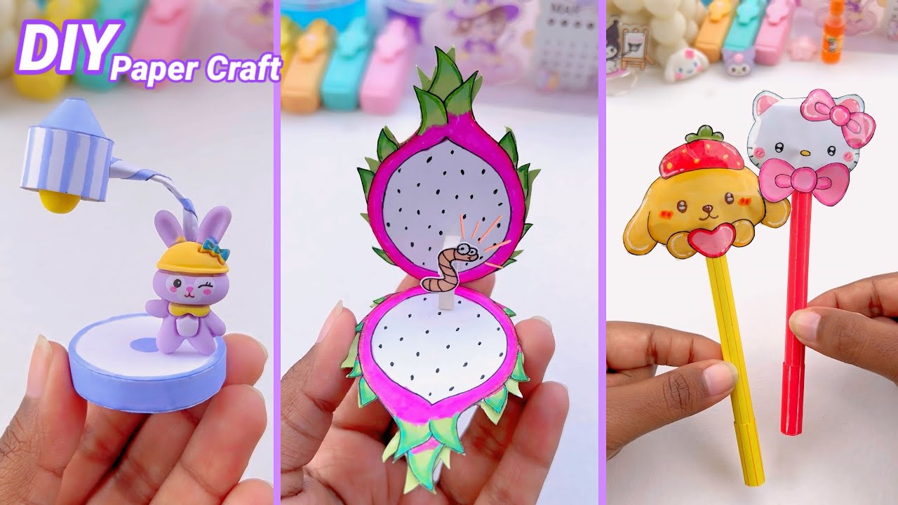 Easy Craft Ideas / DIY Miniature Crafts Idea / school hacks / mini ...