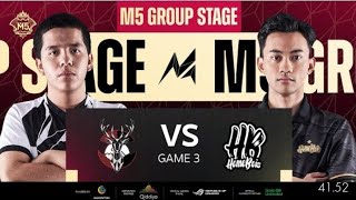 M5 Group Stage Hari 6 | THEOHIOBROTHERS VS HOMEBOIS | GAME 3