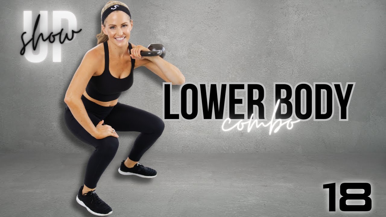 30 MINUTE LOWER BODY COMBO - Dumbbell/Kettlebell Leg Workout (Show