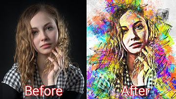 Acrylic Abstract Paints 📣 Photoshop Action Tutorial