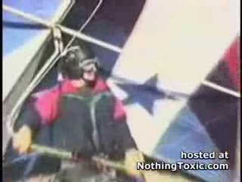 Static Hang Gliding Tow Crash