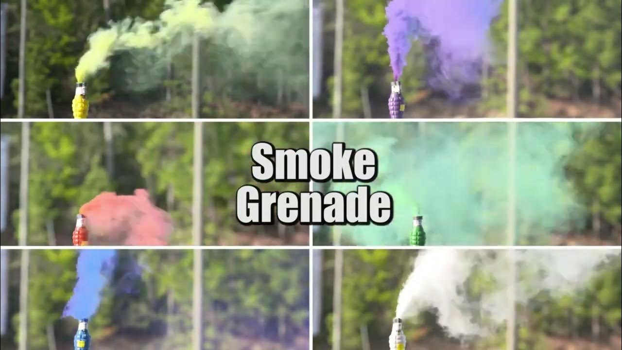 Pull String Color Smoke Grenade YouTube