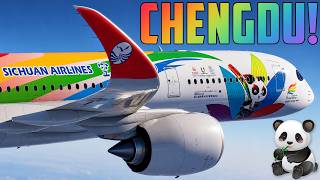 ✈️ A350 Landing into CHENGDU! 🐼 The home of Pandas! ✈️ KLAX ➜ ZUTF ✈️