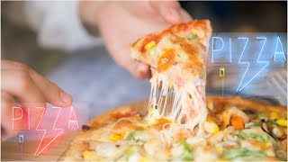 البيتزا الايطالية تعلم كيف تضيف المكونات في البيتزا بااحتراف فرجة ممتعة pizza italy