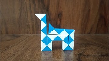 How to make Horse🐎 with Snake Cube:- 24 PIECES. BY:- AKSH PATEL