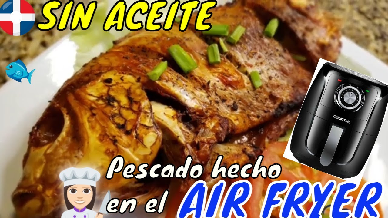 🐟🔥PESCADO FRITO en el AIR FRYER🐟 al estilo DOMINICANO. Receta de