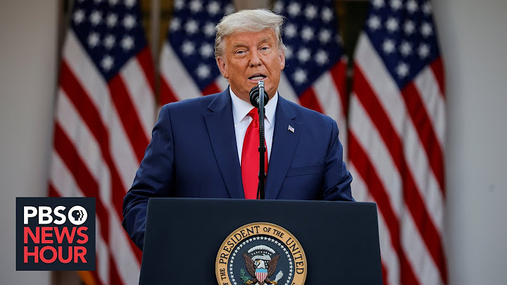 Trump makes 1st public remarks since Biden's win