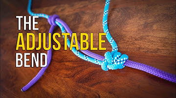 How to Tie the Adjustable Bend Knot in 60 SECONDS!! | How to Tie Two Ropes Together
