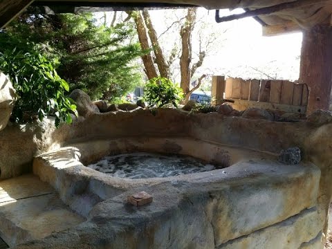 Fred Flintstones Concrete Hot Tub Spa, Diy Inground Spa
