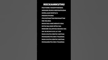 Thumbnail of Rockaankuthu Lyrics