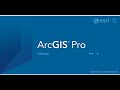 Getting started with arcgis pro by creating project