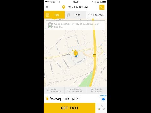 Taksi Helsinki application guide