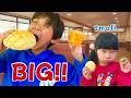 【寸劇】ゆーくんばっかりズルい！ゆなちゃんも大きい方が食べたい【ごっこ遊び】Yu and Yuna pretend to compare big and small foods