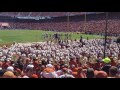 Texas Longhorn Band touchdown celebration Texas Fight! Oct 8, 2016 TX-OU