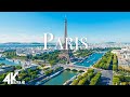 FLYING OVER PARIS (4K UHD) - City of Light  &amp; Capital of Love