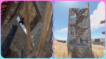 Simple Spiral Staircase PITFALL Shotgun Trap Base - Rust July 2021