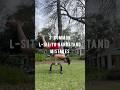 L sit to handstand #calisthenics #handstand