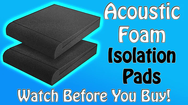 JBER Acoustic Foam Isolation Pads, Watch Before You Buy!