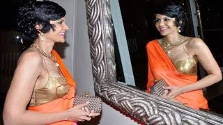Y Mandira Bedi At The Ht Mumbais Most Stylish Awards 2013