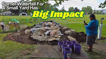 Building a Peaceful Memorial Waterfall | Part 1