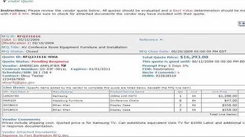 GSA Training: eBuy Reviewing Quotes (9 of 10)