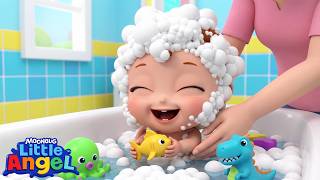 baby john s bath time dinosaurs little angels kids cartoons
