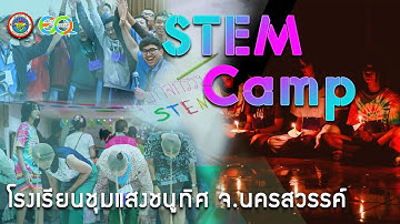 STEM Camp64 : ร.ร.ชุมแสงชนูทิศ ม.ปลาย #รับจัดค่าย #่ค่ายสะเต็ม #ค่ายบูรณาการวิทย์คณิต #englishcamp