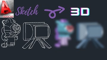 [Sketch to Realistic 3D Model | AutoCAD Drawing 2020] BT21 Mang