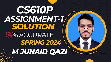 CS610P Assignment 1 Solution 2024 100% Correct Complete Solution by M junaid Qazi
