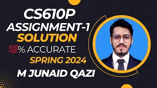 CS610P Assignment 1 Solution 2024 100% Correct Complete Solution by M junaid Qazi