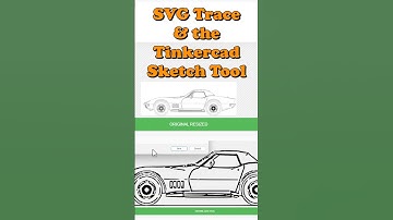 Quickly use Tinkercad Sketch & SVG Trace Make a Car in Minutes!