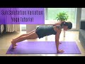 Sun Salutation Variation Yoga Tutorial