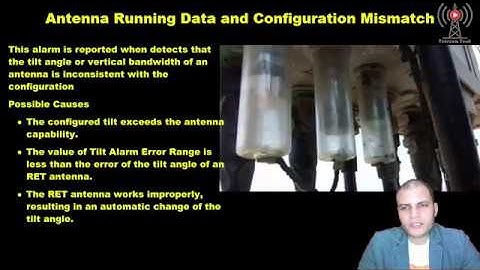 RET Antenna Running Data and Configuration Mismatch