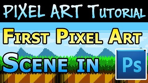 Pixel Art Tutorial - Creating your first level tiles in Photoshop