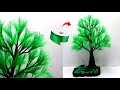 Ide Kreatif Bonsai Cemara dari Pita Satin | Wonderful Tree with Satin Ribbon