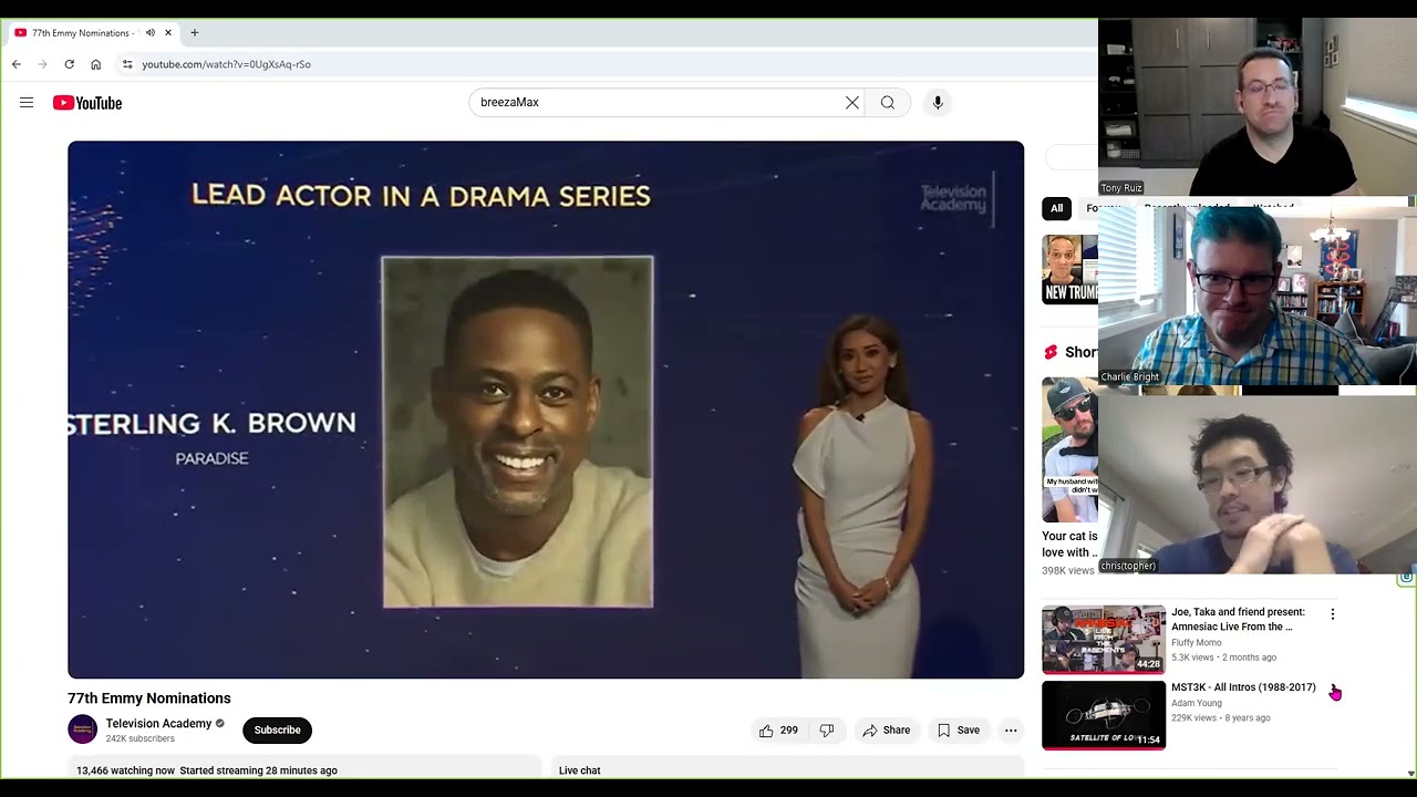 Live Reaction to the 2025 Primetime Emmy nominations