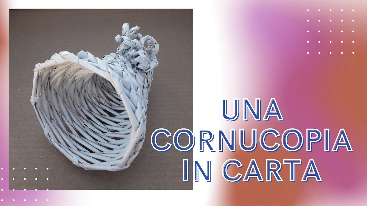 La CORNUCOPIA  (#riciclo di #carta)
