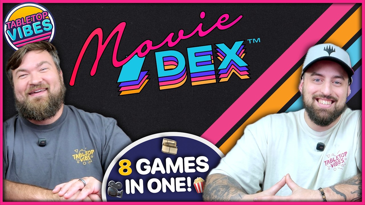 Still from the MovieDEX video All 8 Games at Tabletop Vibes