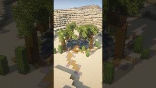 Minecraft Desert Oasis 🏝️ #minecraft #oasis #desertbuild #buildideas #minecrafttutorial #gaming