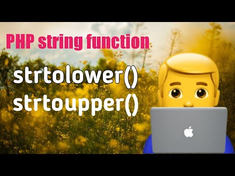 PHP strtolower | strtoupper