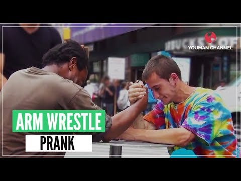 Making #Homeless Guys Arm Wrestle For Money! 2018