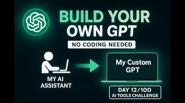 Build Your Own AI Assistant 🤖 | ChatGPT Custom GPT Tutorial (No Coding) - Day 12/100 #perlbabu