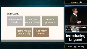 Introducing brigand - Edouard Alligand & Joel Falcou [ CppCon 2015 ]