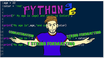 Python F String Formatting, Concatenation and String Formatting